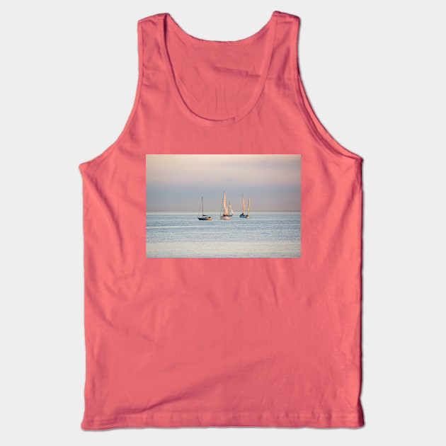 Yachts at St Kilda beach, Melbourne. Tank Top by sma1050